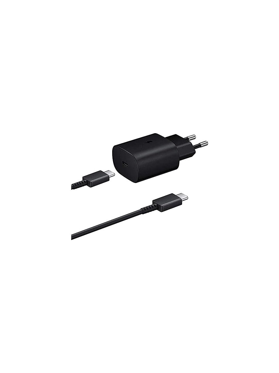 Samsung Uyumlu 25W Hızlı Şarj Seti Type-C Çıkışlı Adaptör ve 1m Type-C Kablo