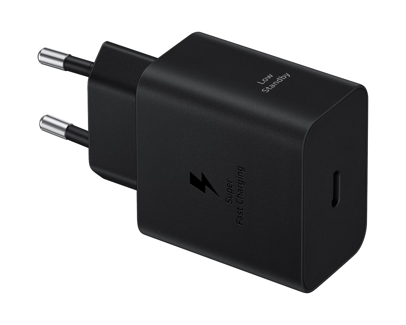 Samsung Uyumlu Type C Hızlı Şarj Aleti (45W) - Siyah